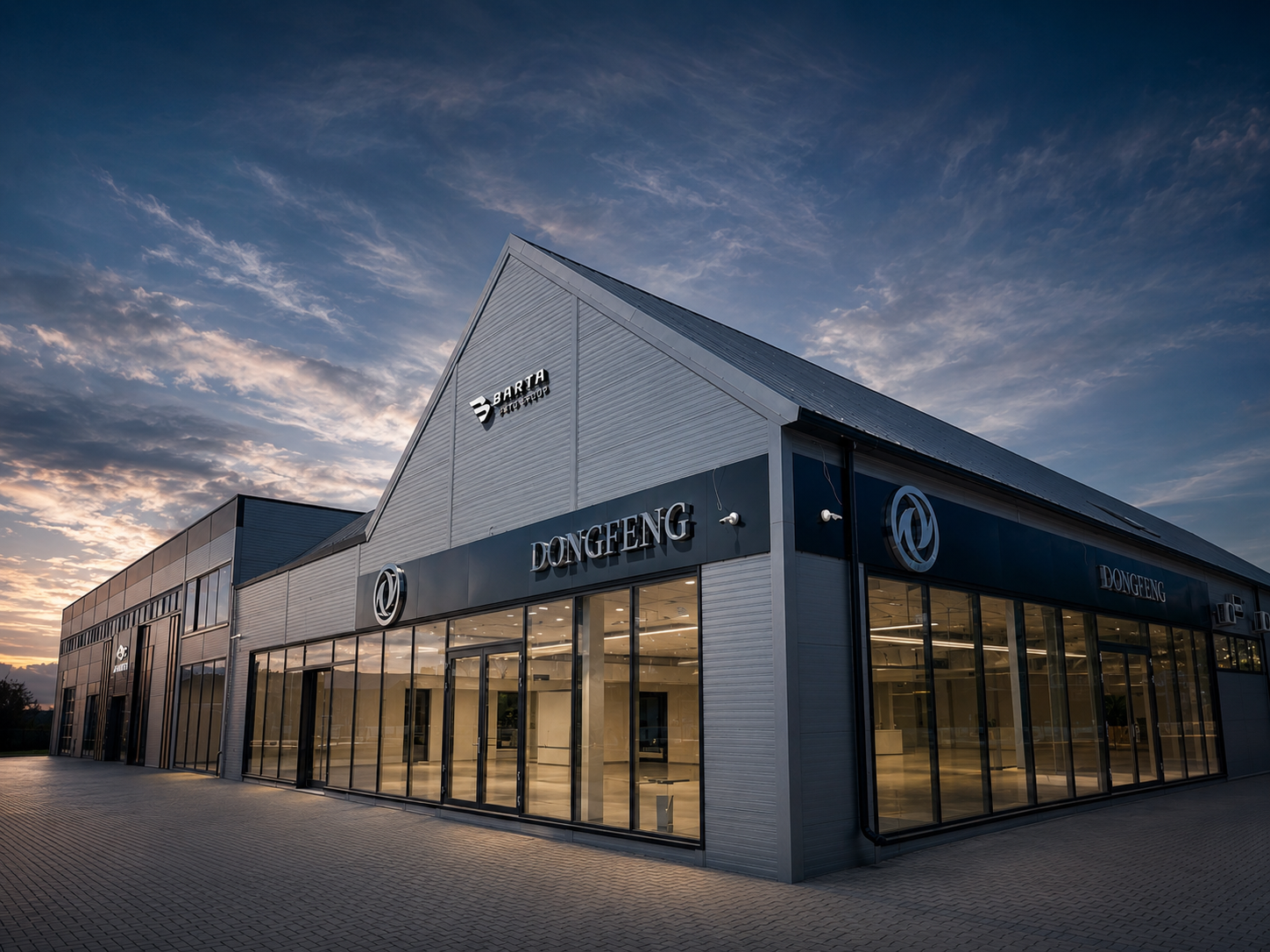 Barta Auto Holding autókereskedés épülete